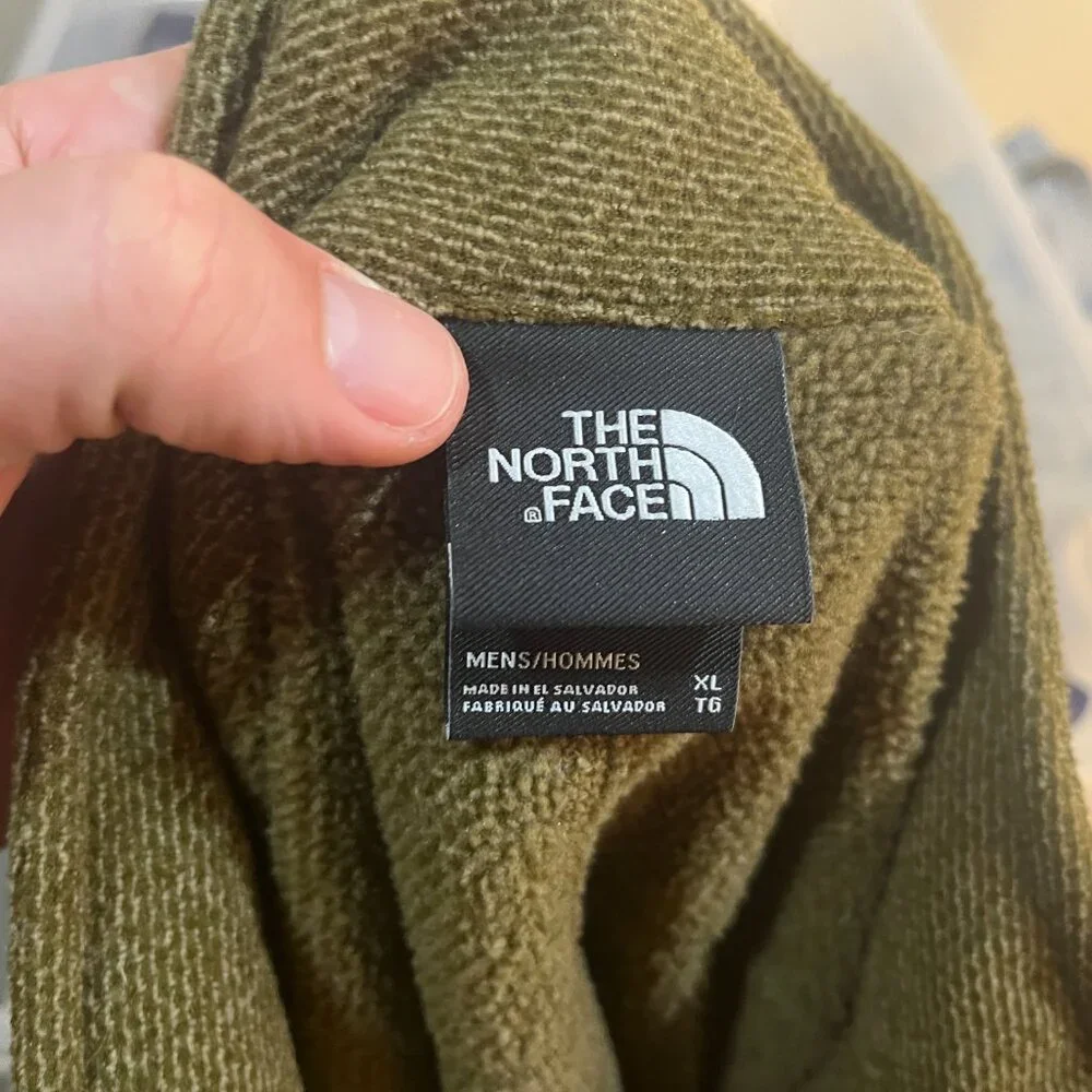 The North Face Men’s Dark Green 1/2 Zip Pullover 🍃 Jacket XL EUC 🏔️